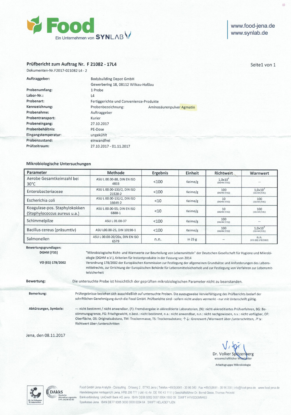 Laboranalyse 1