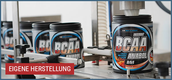 Produktion von BCAA-Pulver in der eigenen Herstellung
