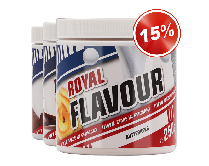 Bild zeigt drei Royal Flavour Dosen