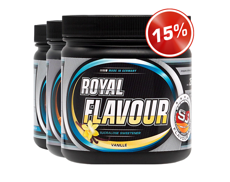 Bild zeigt 3x Royal Flavour Dosen