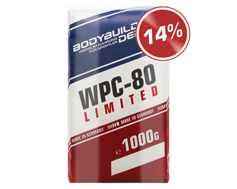 Wpc 80 Limited Whey Protein Verpackung