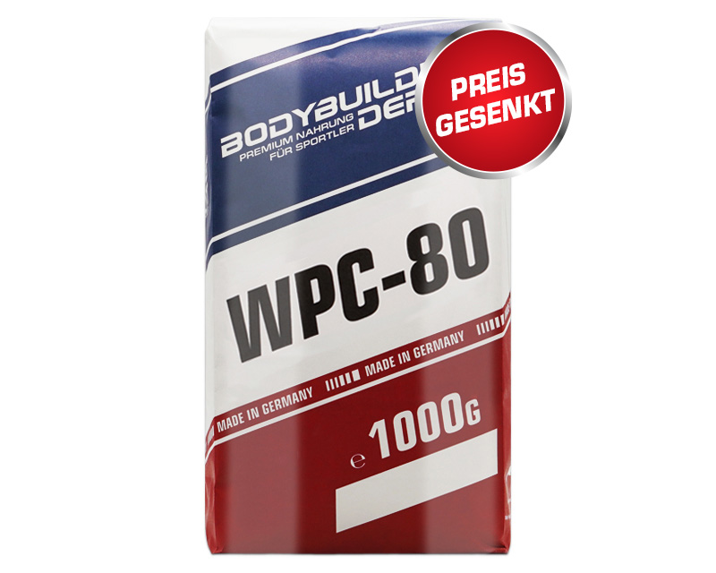 Wpc 80 Whey Protein Pulver Verpackung